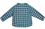 Balenciaga Trompe L'oeil Checked Shirt And T-Shirt 'Blue Neon Yellow' 699371TMM116305 sold by KicksCrew