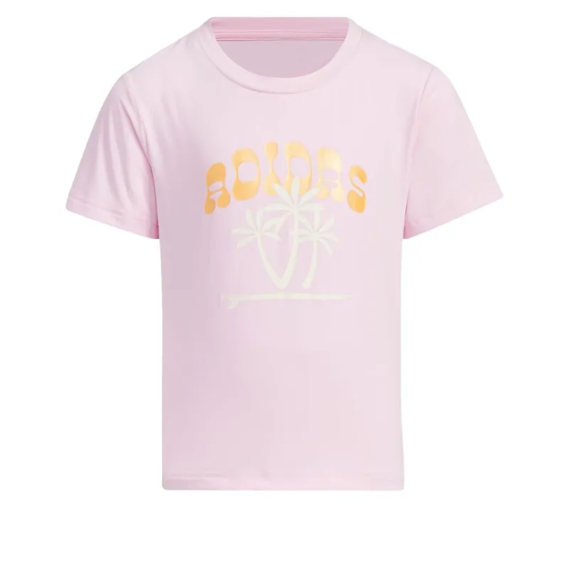 (GS) adidas Sportswear T-Shirt 'Pink' IT1812 sold by KicksCrew