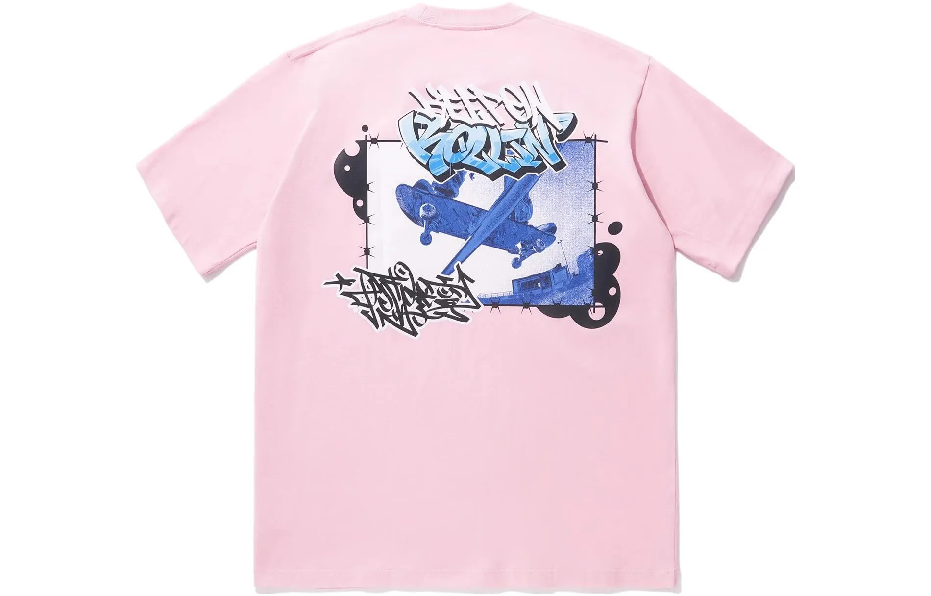 Li-Ning Keep On Rollin Graphic T-shirt 'Pink' AHSU225-6 sold by KicksCrew product image thumbnail 2