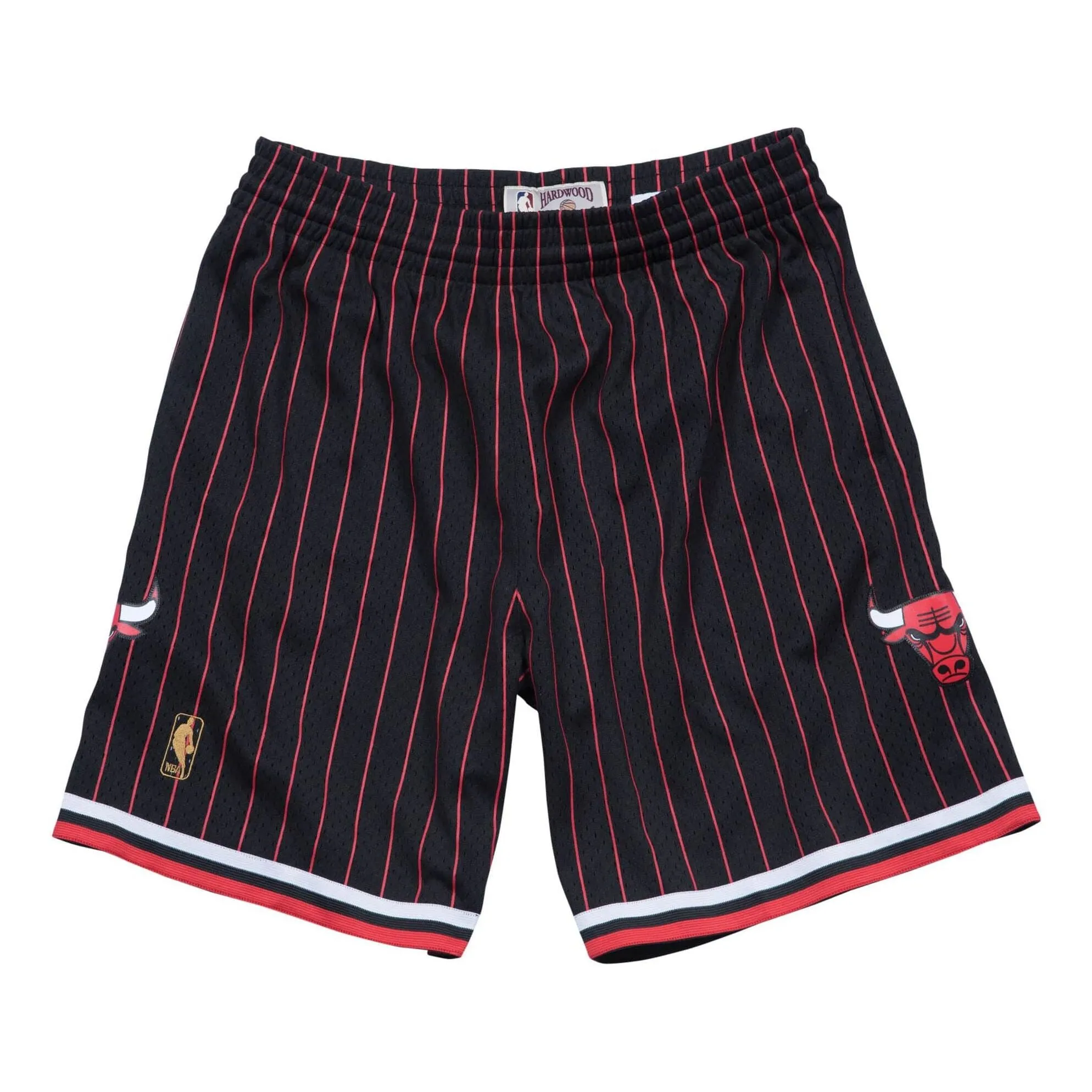 Mitchell & Ness NBA Swingman Shorts Chicago Bulls Alternate 1996-97 'Black Red' SMSHAC18022-CBUBLCK96 sold by KicksCrew