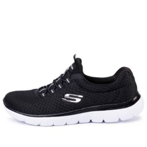 (WMNS) Skechers Summits 'Black White' 12980-BKW sold by KicksCrew