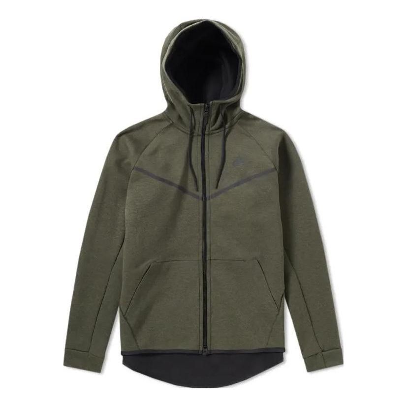 Nike Sportswear Tech Fleece Windrunner Full-Zip Hoodie 'SEQUOIA' 805144-355 sold by KicksCrew