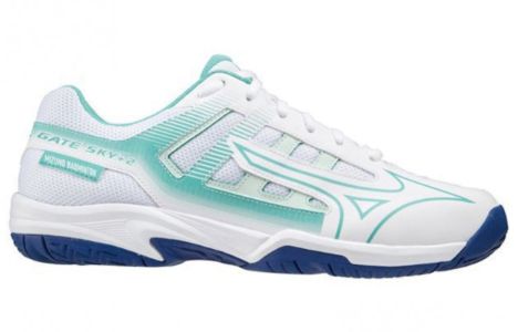 Mizuno Gate Sky Plus II 'White Teal Navy' 71GA224025 sold by KicksCrew