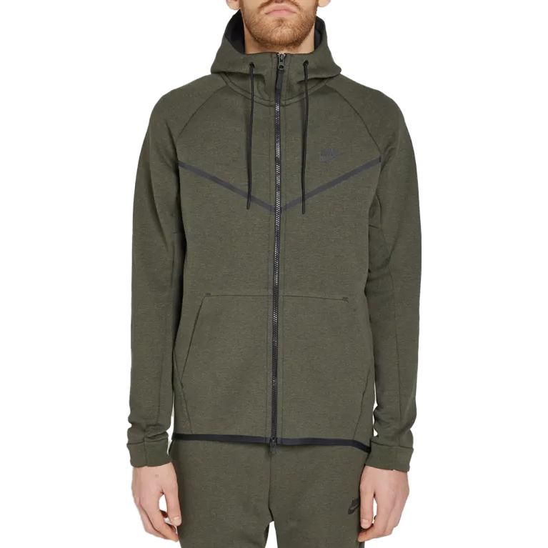Nike Sportswear Tech Fleece Windrunner Full-Zip Hoodie 'SEQUOIA' 805144-355 sold by KicksCrew product image thumbnail 2