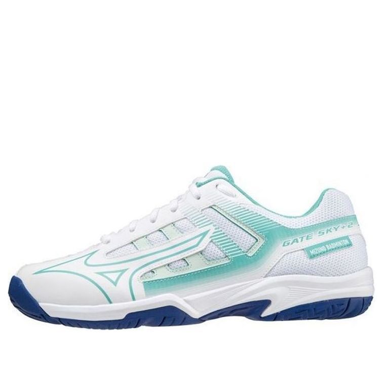 Mizuno Gate Sky Plus II 'White Teal Navy' 71GA224025 sold by KicksCrew