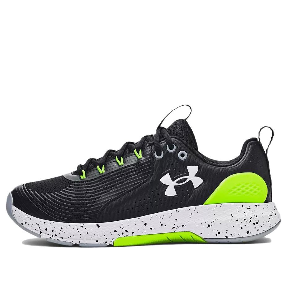 Under Armour Charged Commit TR 3 'Black Lime Surge' 3023703-006 sold by KicksCrew
