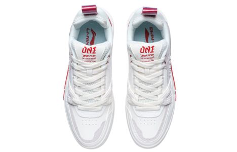 (WMNS) Li-Ning 001 BTC 'White Red' AECR002-4 sold by KicksCrew