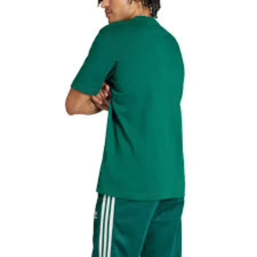 adidas Adicolor Trefoil T-Shirt Asia Sizing 'Green White' IR7976 sold by KicksCrew product image thumbnail 3