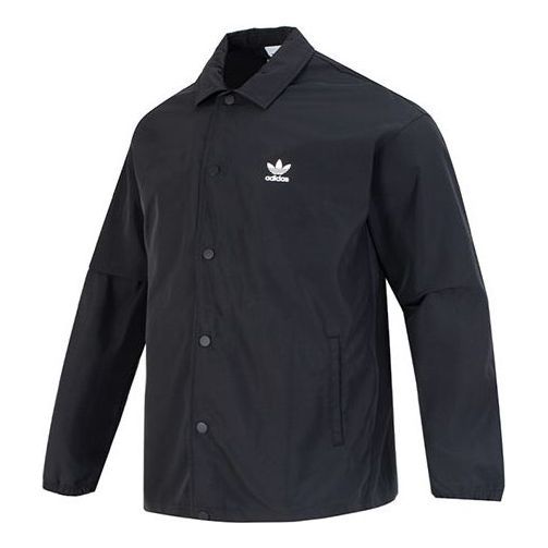 adidas originals Adicolor Classics Trefoil Coach Jacket 'Black' IA6371 sold by KicksCrew