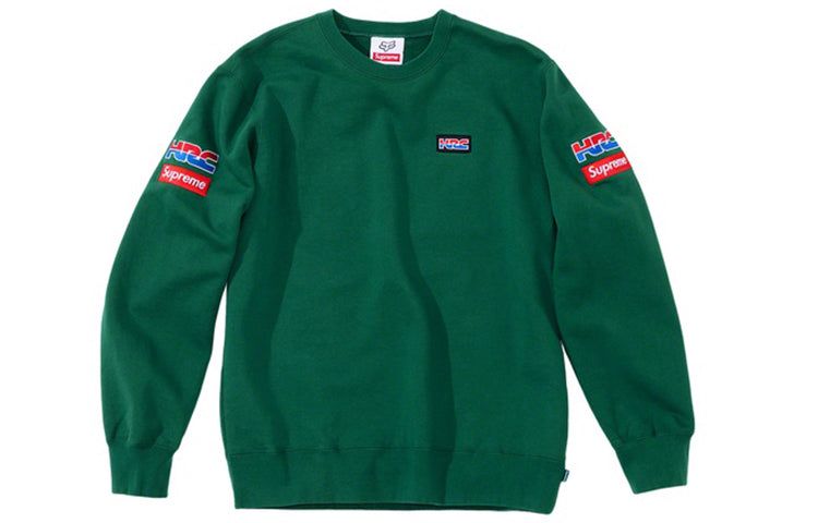 Supreme x Honda Fox Racing Crewneck 'Green' SUP-FW19-594 sold by KicksCrew product image thumbnail 2