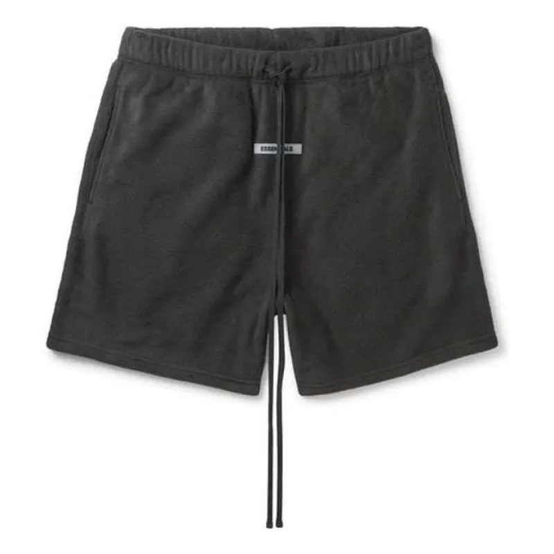 Fear of God Essentials FW20 Polar Fleece Shorts 'Black' FOG-FW20-325 sold by KicksCrew