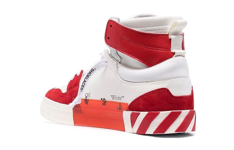 Off-White Vulcanized High-Top 'Red White' OMIA225F21LEA0010125 sold by KicksCrew product image thumbnail 3