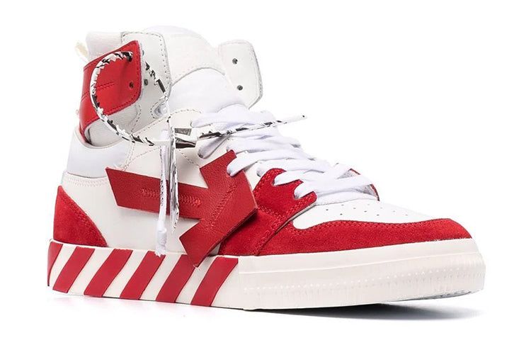 Off-White Vulcanized High-Top 'Red White' OMIA225F21LEA0010125 sold by KicksCrew product image thumbnail 2