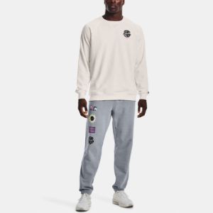 Under Armour Logo Sweatshirt 'Beige' 1373837-112 sold by KicksCrew