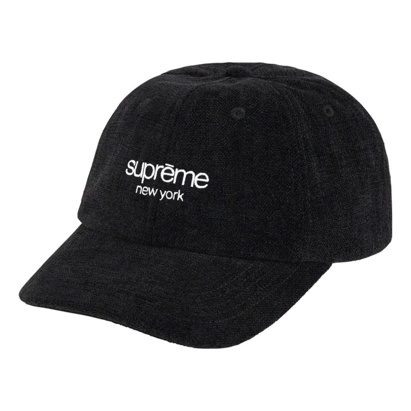 Supreme Chenille 6-Panel 'Black White' SUP-SS22-788 sold by KicksCrew