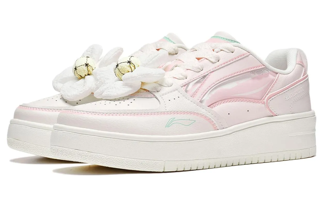 (WMNS) Li-Ning x Disney Skate Shoes 'Pink White' AGCT382-3 sold by KicksCrew product image thumbnail 3