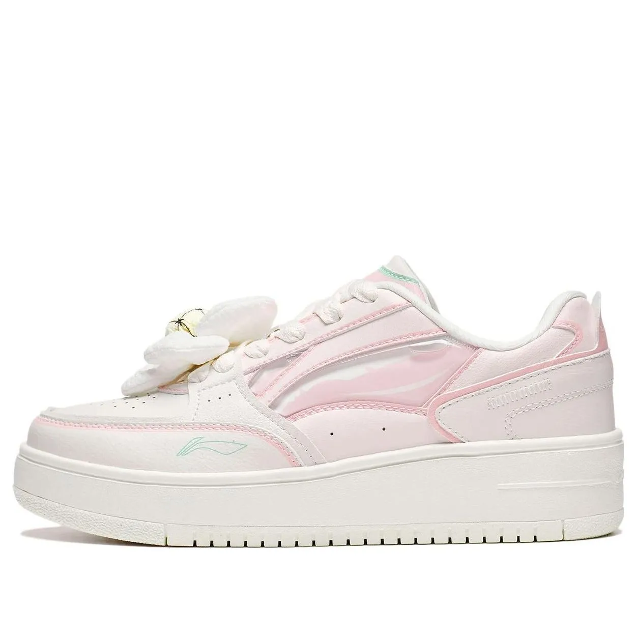 (WMNS) Li-Ning x Disney Skate Shoes 'Pink White' AGCT382-3 sold by KicksCrew