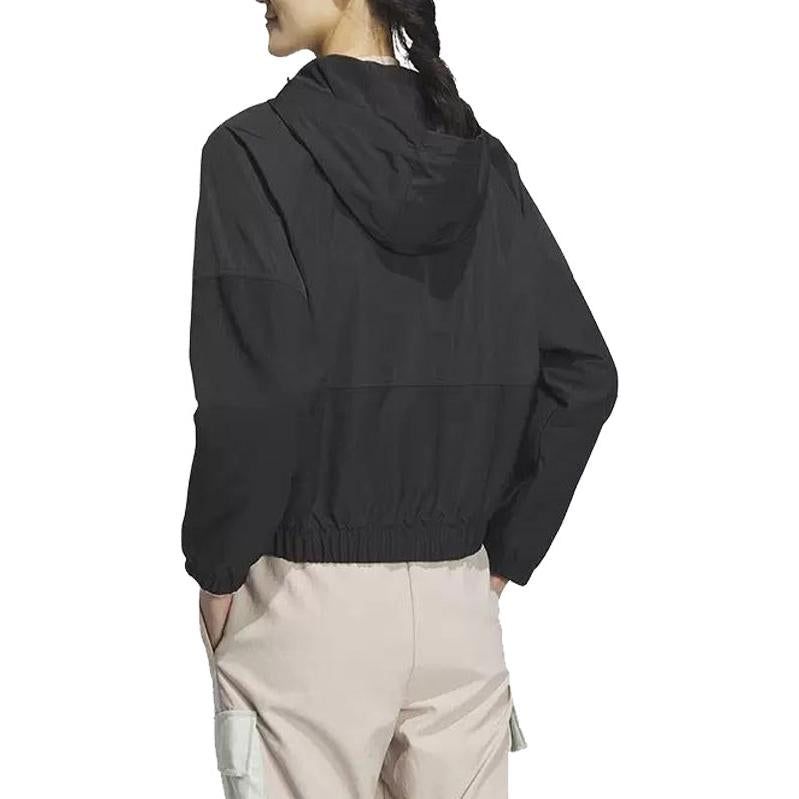 (WMNS) adidas Neo Basketball Jacket 6 'Black' IK3432 sold by KicksCrew product image thumbnail 3