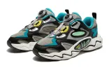(GS) FILA Retro Running Shoes 'Grey Black Blue' K15B341106FSB sold by KicksCrew