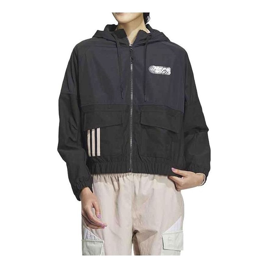(WMNS) adidas Neo Basketball Jacket 6 'Black' IK3432 sold by KicksCrew