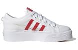 (WMNS) Adidas Nizza Platform 'White Scarlet' HQ1902 sold by KicksCrew