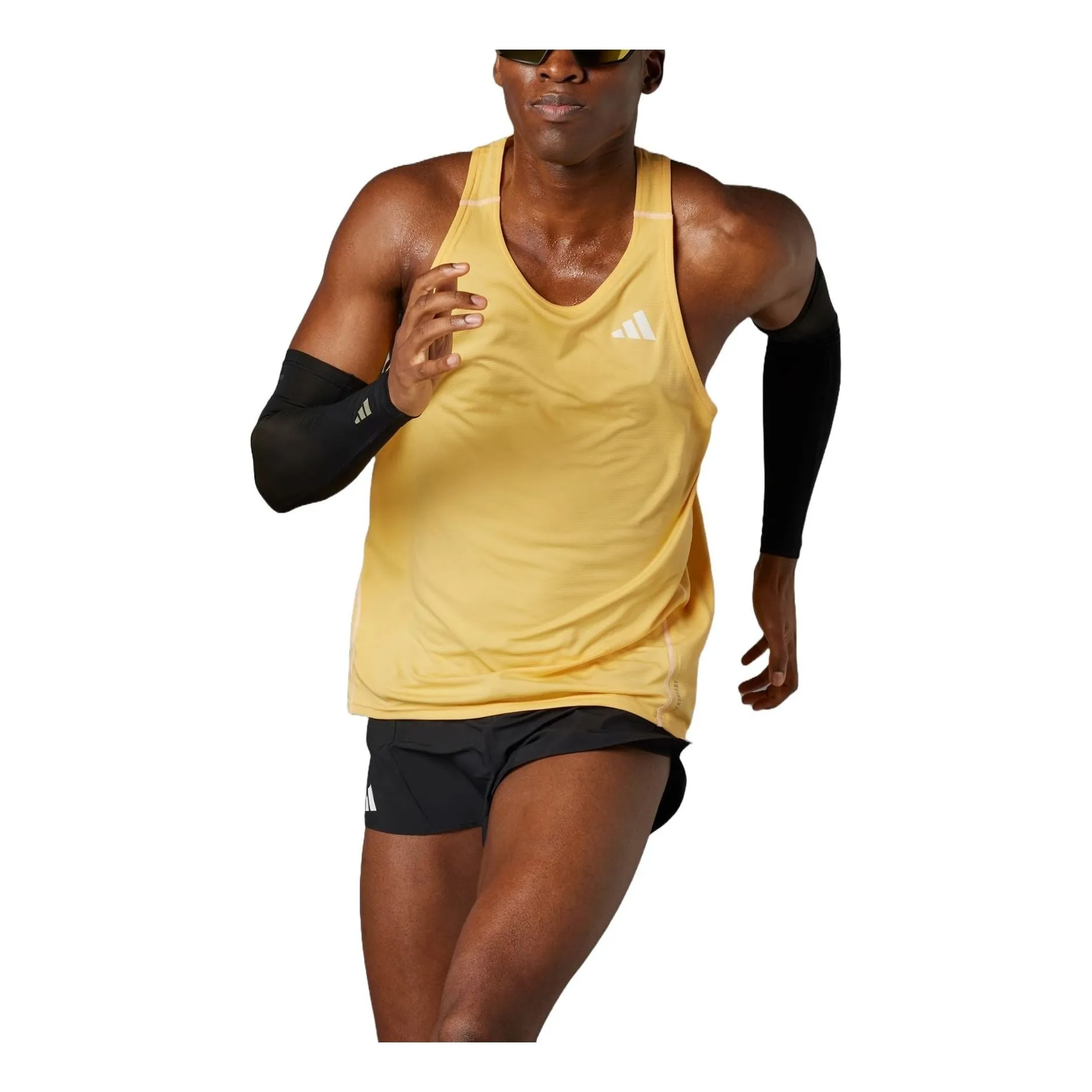 adidas Adizero Running Singlet 'Yellow' IR7123 sold by KicksCrew