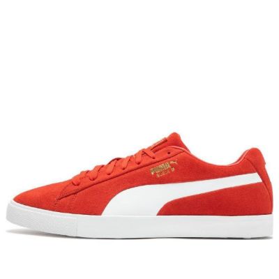 PUMA Fusion Suede For All Time LE Golf Shoes 'Red White' 379823-01 sold by KicksCrew