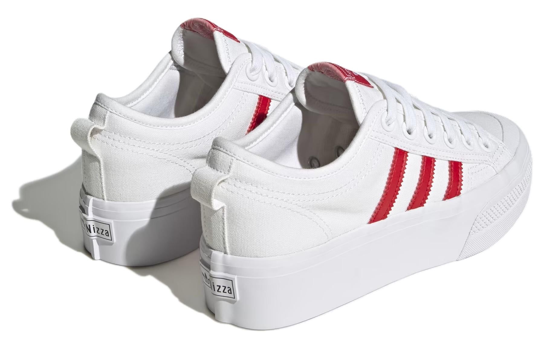 (WMNS) Adidas Nizza Platform 'White Scarlet' HQ1902 sold by KicksCrew product image thumbnail 3