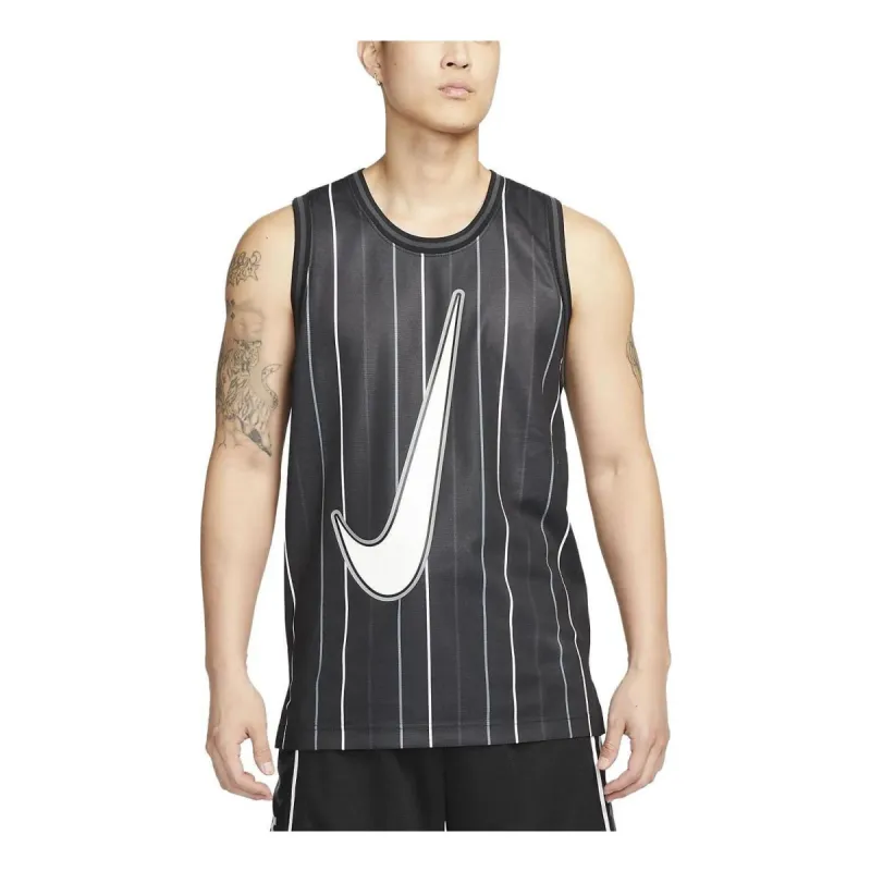 Nike Dri-Fit DNA Basketball Jersey 'Black White' DX0436-010 sold by KicksCrew