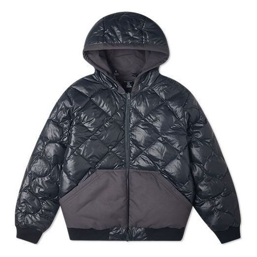 Converse Down Reversible Utility Puffer Jacket 'Black' 10019462-A01 sold by KicksCrew
