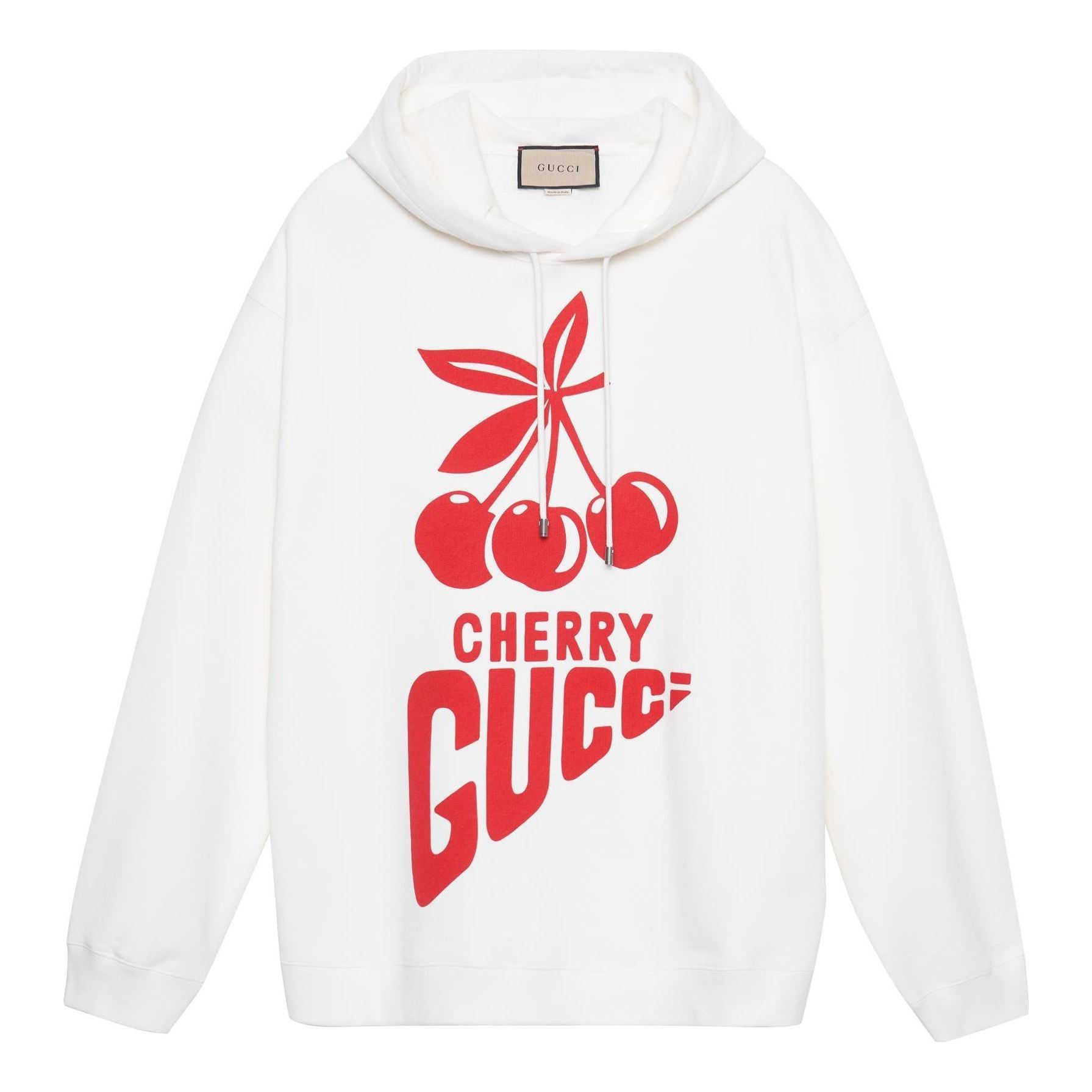 Gucci Cherry Gucci Cotton Sweatshirt 'Ivory' 681220-XJD1C-9275 sold by KicksCrew