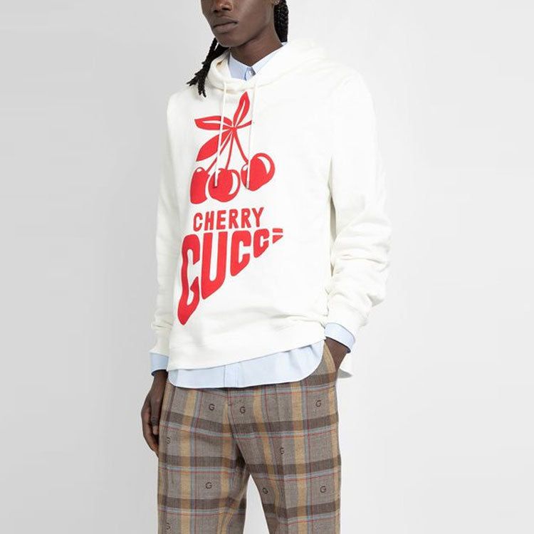 Gucci Cherry Gucci Cotton Sweatshirt 'Ivory' 681220-XJD1C-9275 sold by KicksCrew product image thumbnail 3