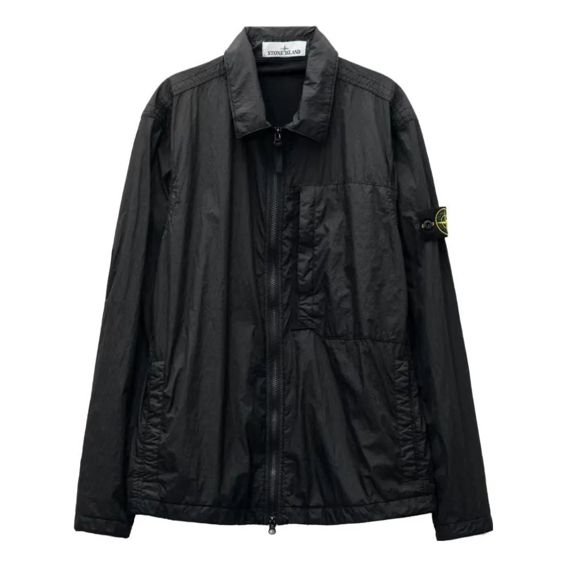 STONE ISLAND Overshirt 'Black' 791510723-V0029 sold by KicksCrew