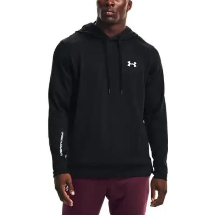 Under Armour Terry Hoodie 'Black' 1366259-001 sold by KicksCrew product image thumbnail 4