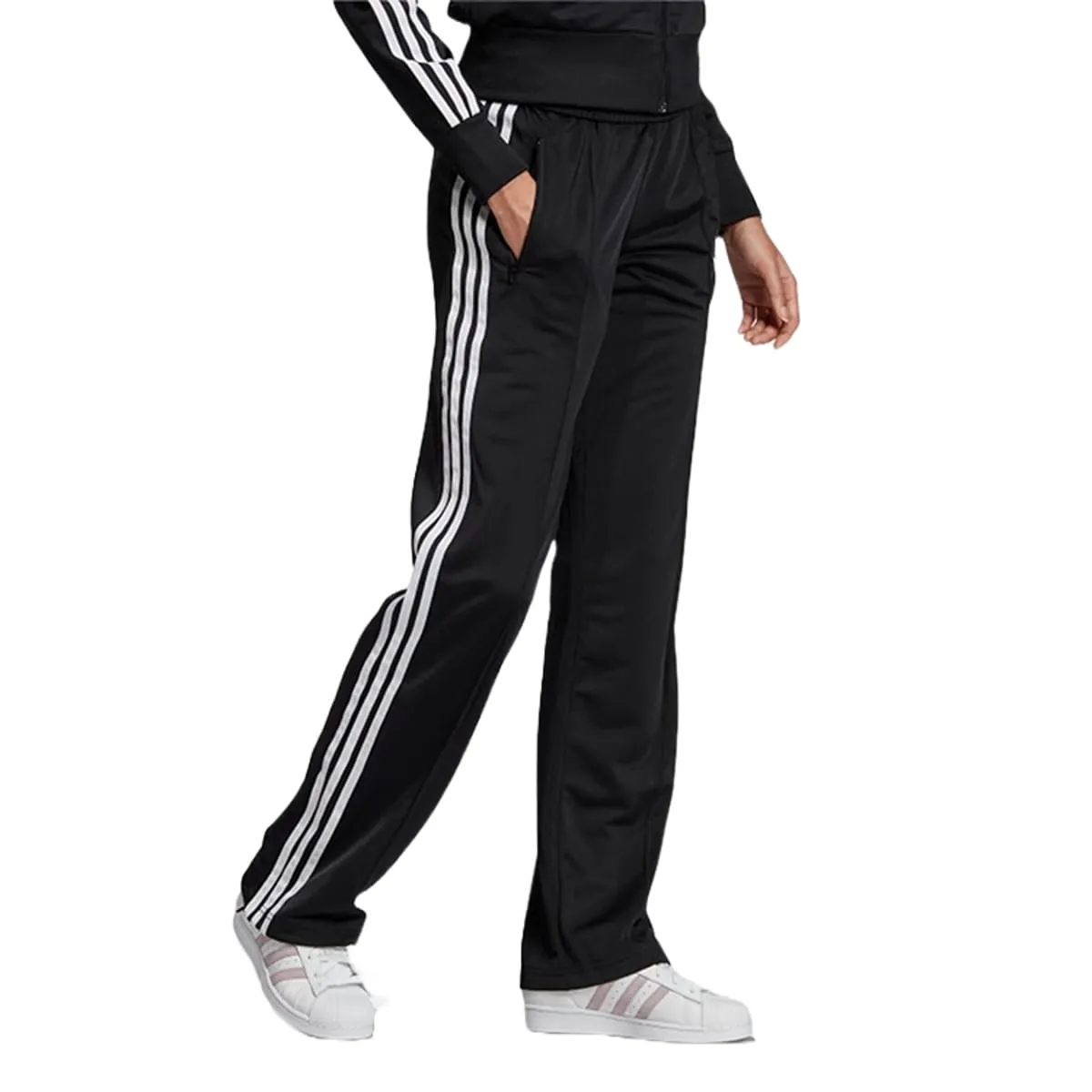 (WMNS) adidas Firebird Track Pants 'Black White' ED7508 sold by KicksCrew product image thumbnail 3