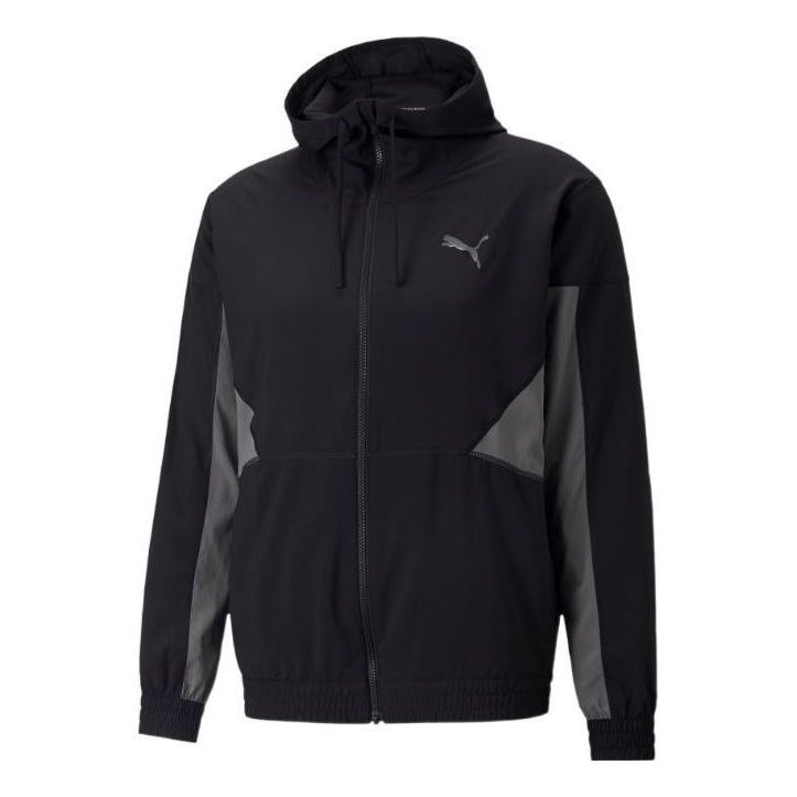 Puma Fit Woven Jacket 'Black' 522970-01 sold by KicksCrew
