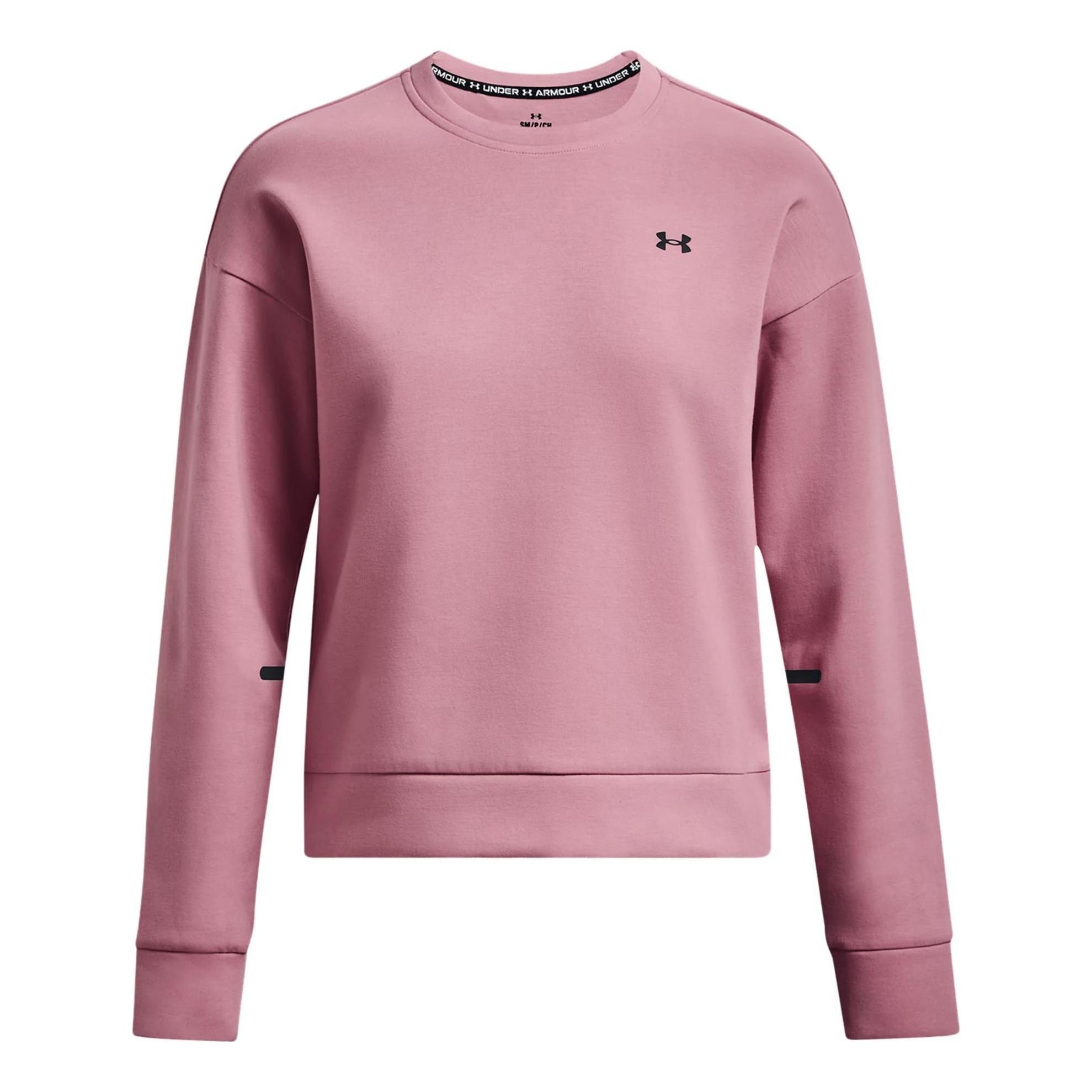 (WMNS) Under Armour Unstoppable Fleece Crew Neck 'Pink' 1379835-697 sold by KicksCrew