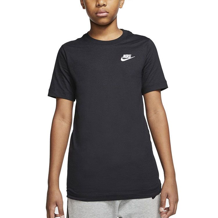 Nike Sportswear Logo T-shirt 'Black White' AR5254-010 sold by KicksCrew product image thumbnail 2