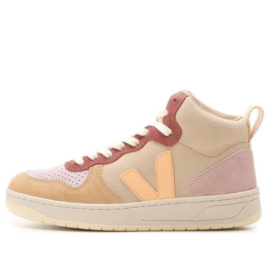 VEJA V-15 High-top Suede 'Peach Beige' VQ0302897 sold by KicksCrew