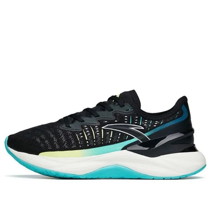 ANTA A-tron 2.0 Running Shoes 'Black Blue White' 112215586-8 sold by KicksCrew