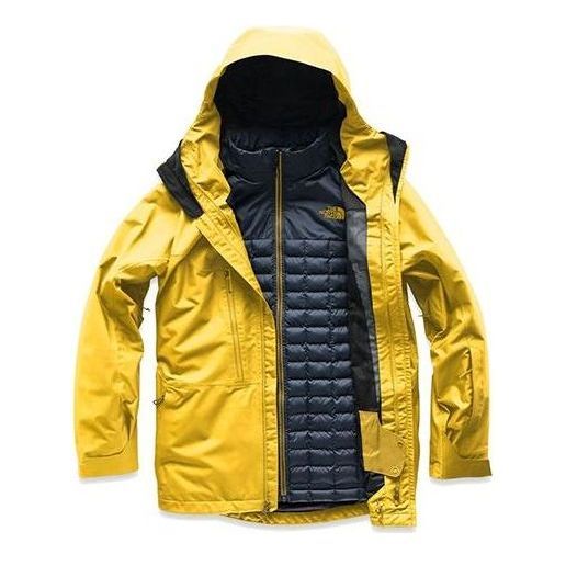 THE NORTH FACE Mens ThermoBall Snow Triclimate Jacket 'Yellow' NF0A3323VB6 sold by KicksCrew