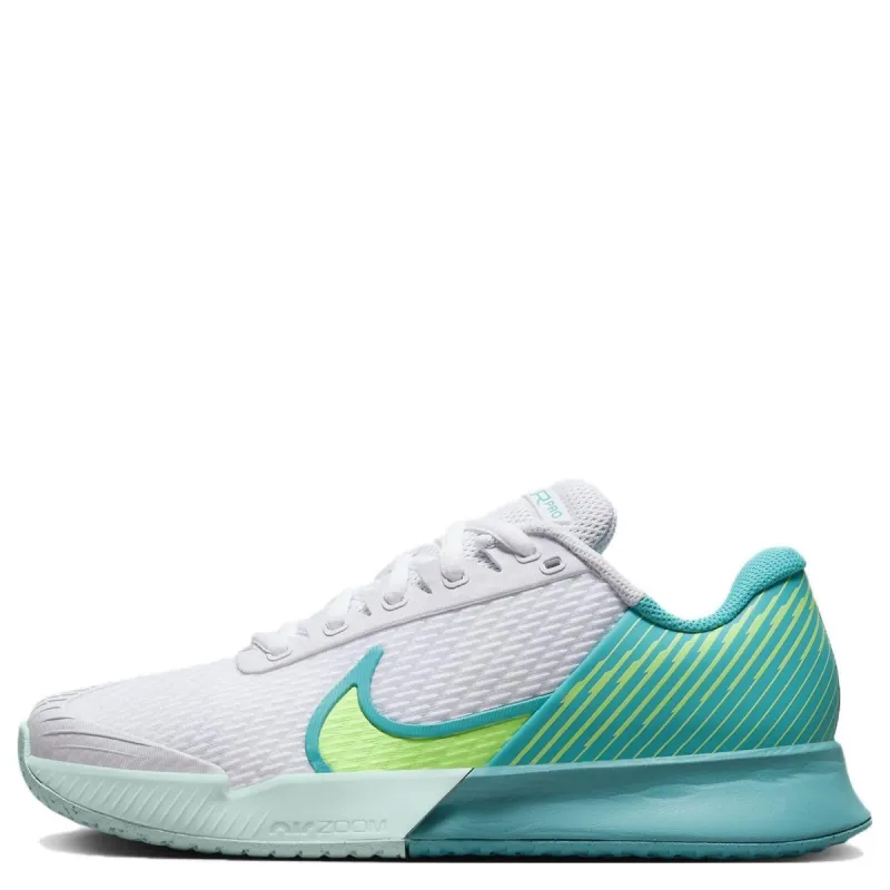 (WMNS) NikeCourt Air Zoom Vapor Pro 2 HC Wide 'White Teal Nebula' DZ2505-103 sold by KicksCrew