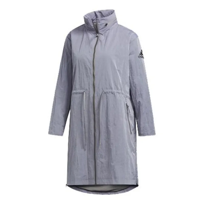 (WMNS) adidas Woven Travel Jacket 'Grey' FM9298 sold by KicksCrew