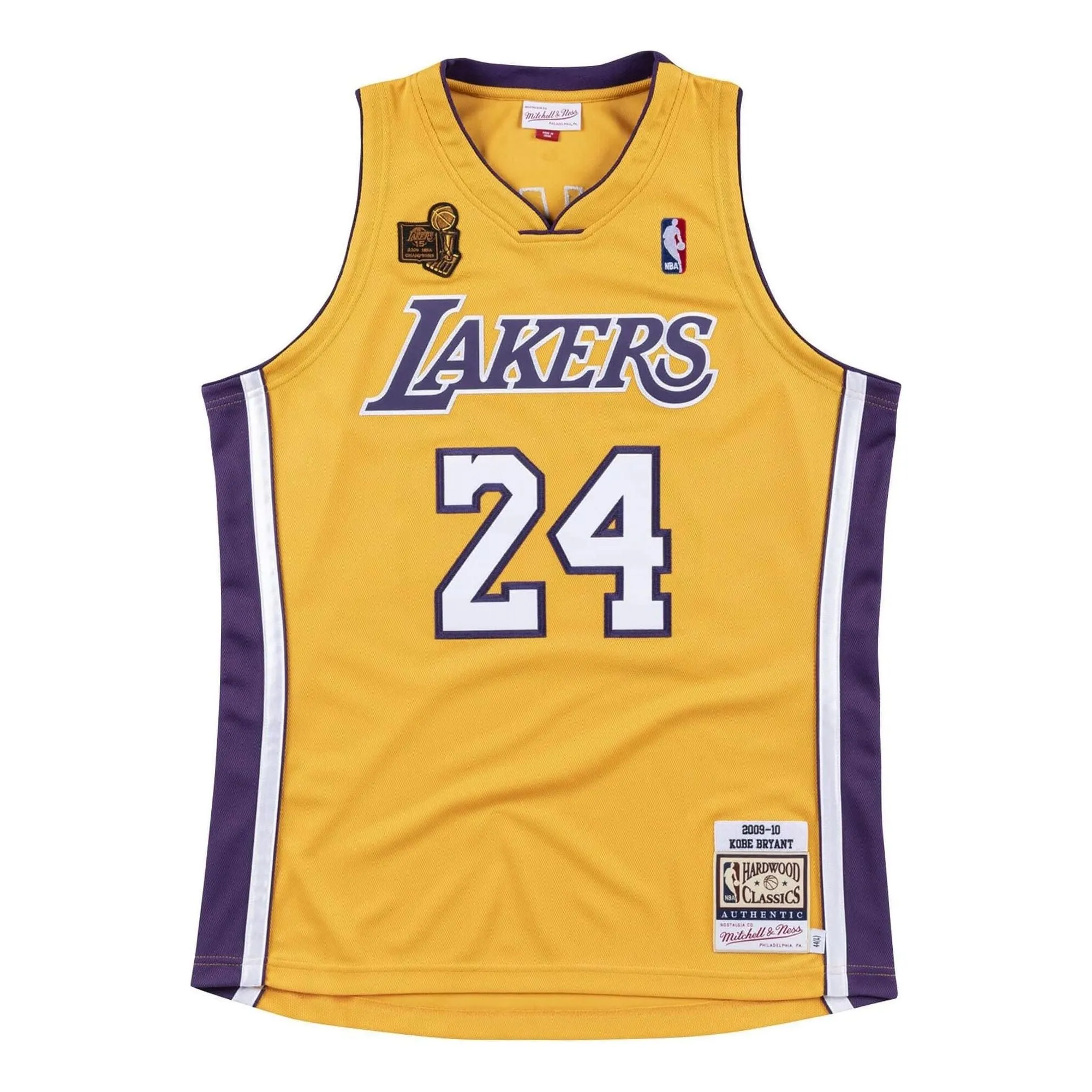 Mitchell & Ness x NBA Los Angeles Lakers 2009-10 Jersey 'Kobe Bryant 24' AJY4GS18450-LALLTGD09KBR sold by KicksCrew