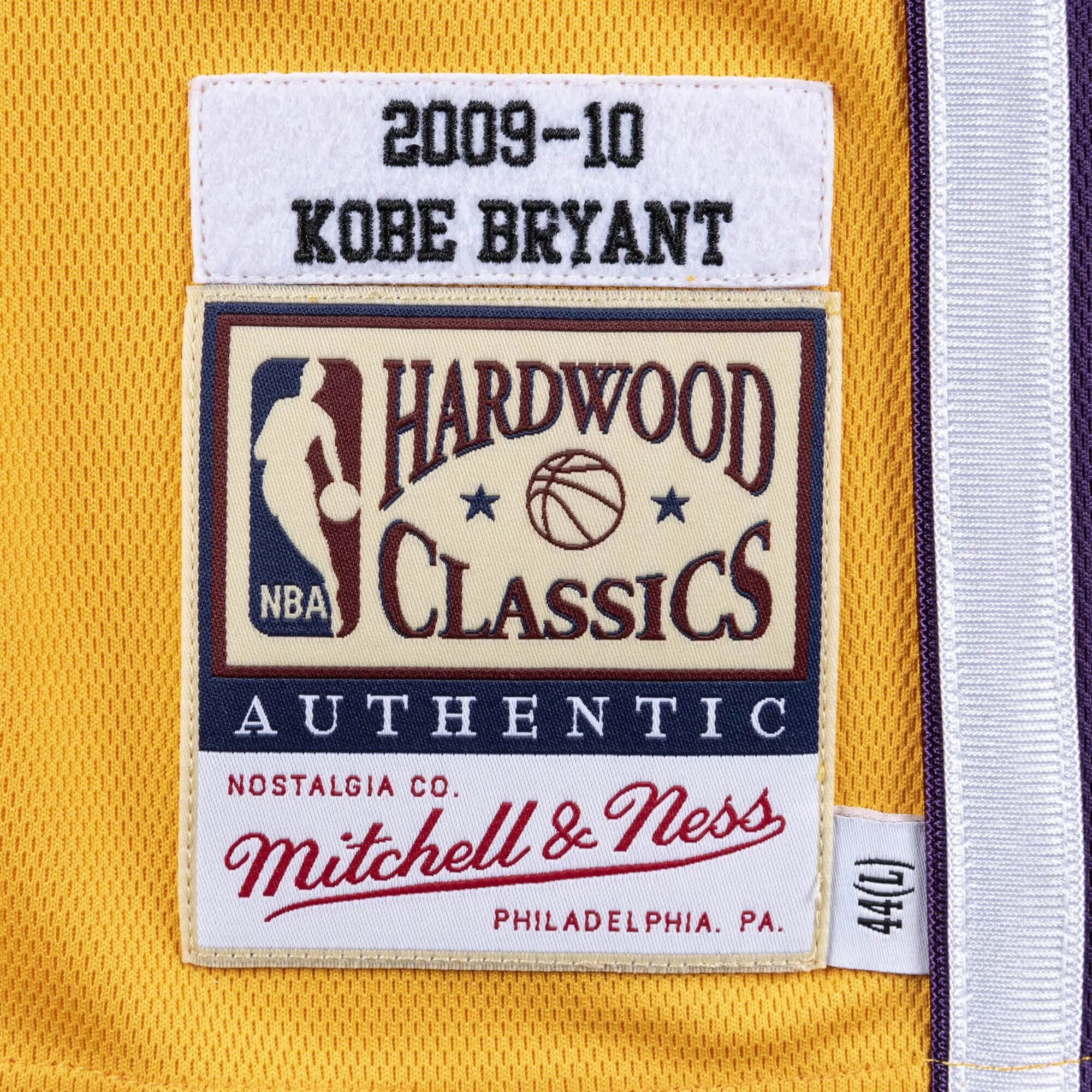 Mitchell & Ness x NBA Los Angeles Lakers 2009-10 Jersey 'Kobe Bryant 24' AJY4GS18450-LALLTGD09KBR sold by KicksCrew product image thumbnail 3