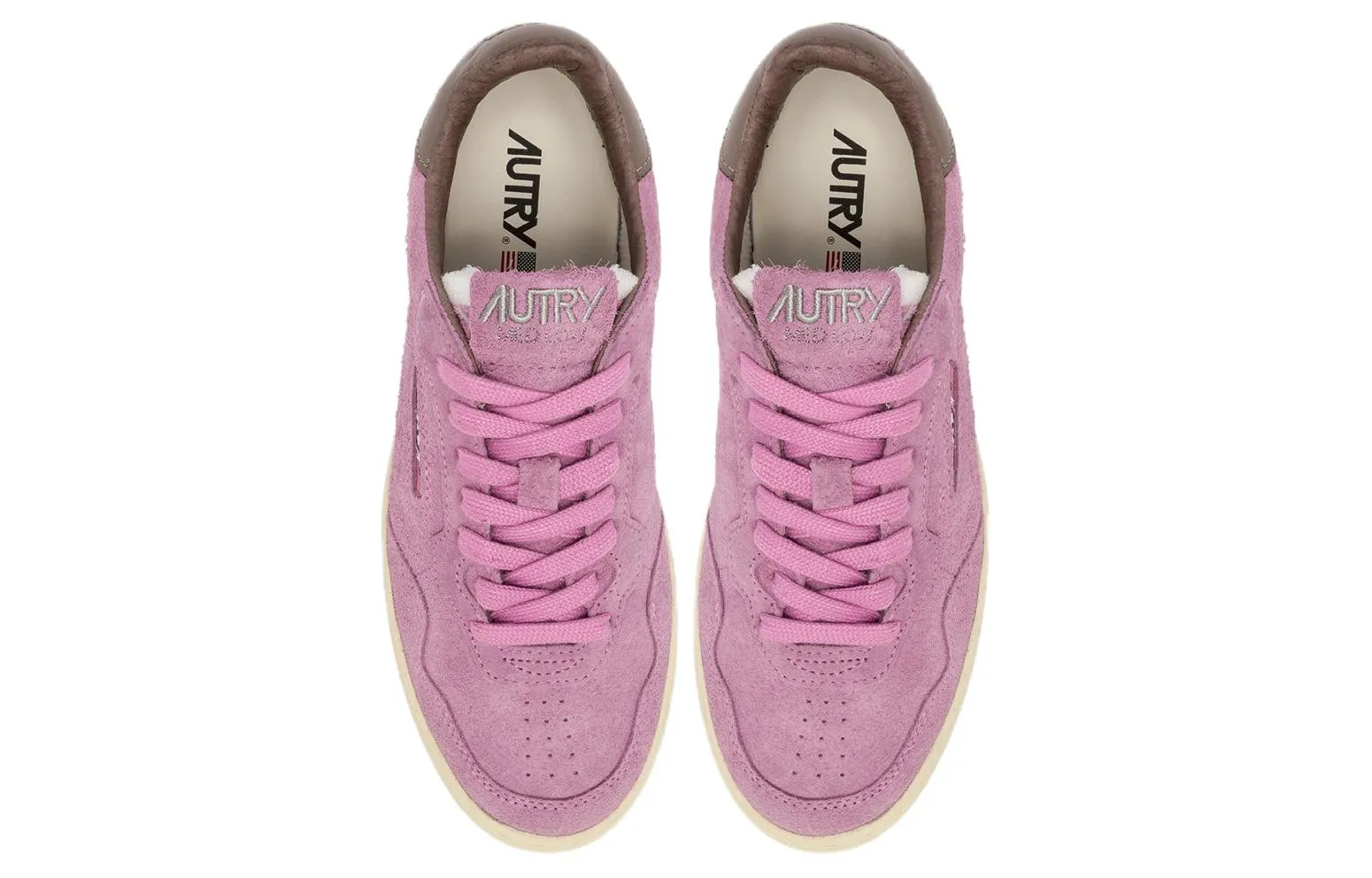 (WMNS) AUTRY New Flat Low Suede 'Fuchsia and Slate' FLLW-UL09 sold by KicksCrew product image thumbnail 3