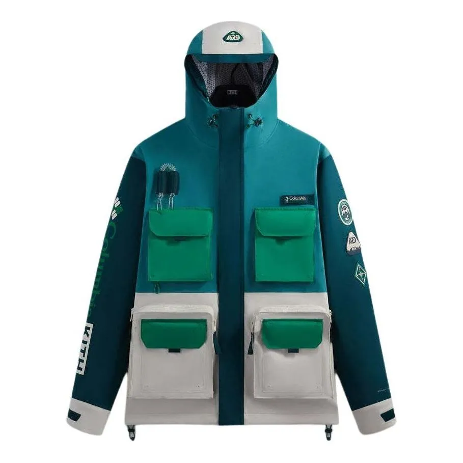 KITH x Columbia SS24 Wind Anorak 'Midnight Teal' 2103971-340 sold by KicksCrew
