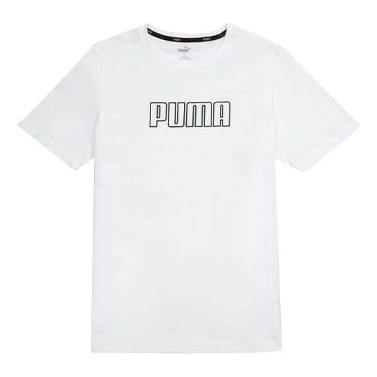 PUMA Essentials Logo T-shirt 'White' 671602-02 sold by KicksCrew