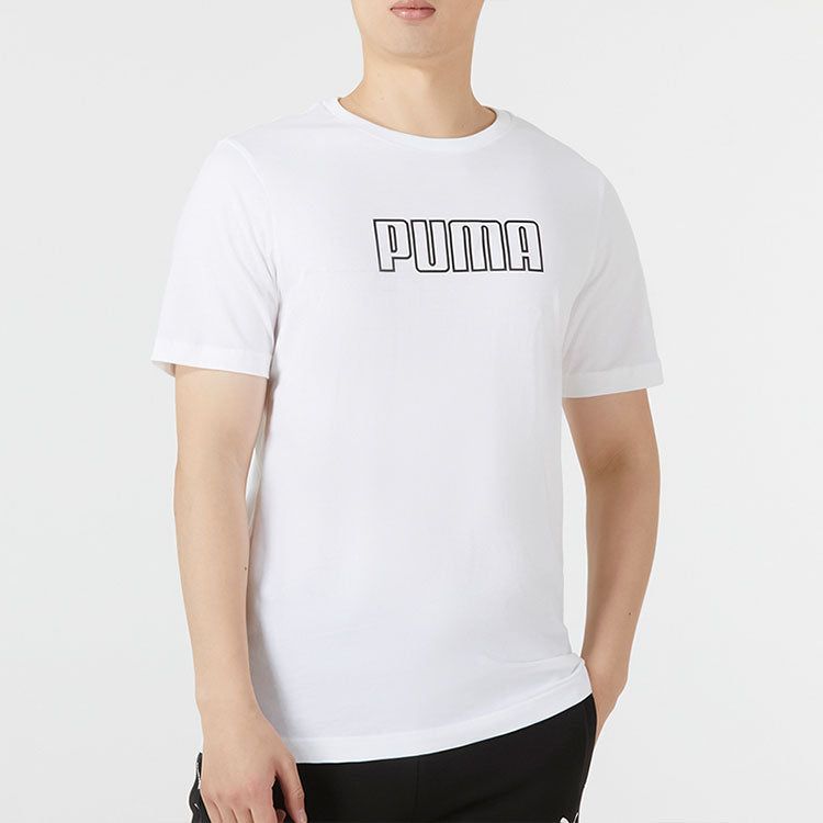 PUMA Essentials Logo T-shirt 'White' 671602-02 sold by KicksCrew product image thumbnail 5