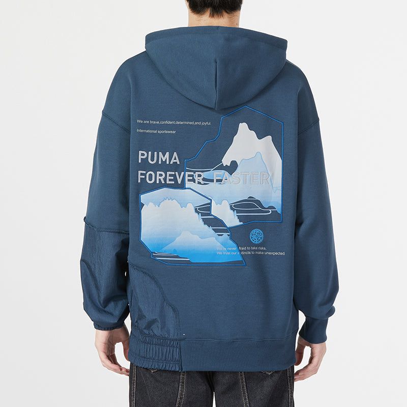 Puma CNY Bz Zaozhi Hoodie 'Blue' 539593-16 sold by KicksCrew product image thumbnail 4